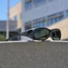 Medium Small fitover sunglasses in slate with gray polarized lenses