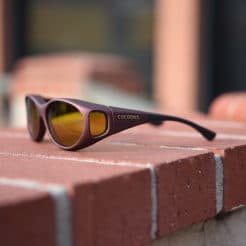 Burgundy Stream Line cocoons fitover sunglasses